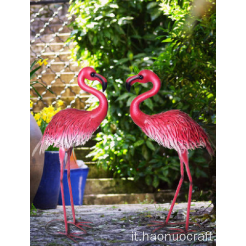 Decorazione del giardino del fenicottero di vendita calda per diserbo